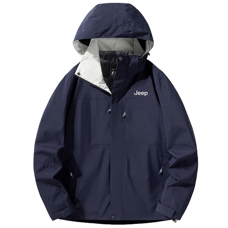 Детская ветровка Jeep Windproof Windbreaker Jacket Unisex, Navy Blue
