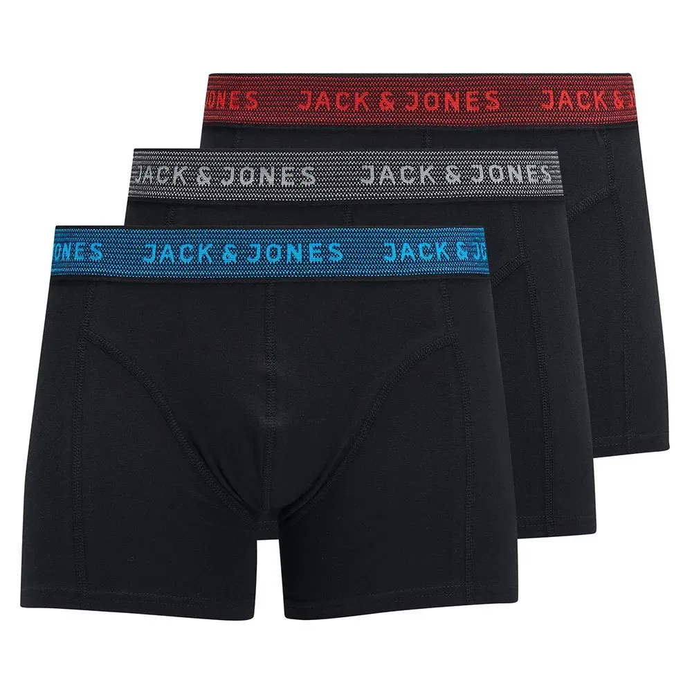 Боксеры комплект 3 шт Jack & Jones, мультиколор
