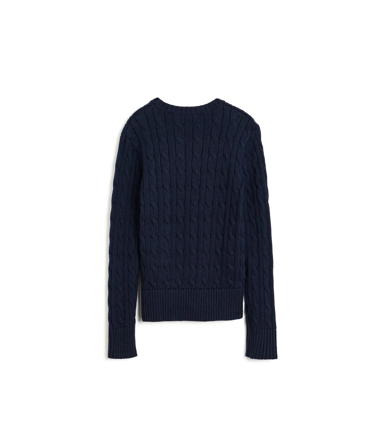 Хлопковый свитер крупной вязки (для детей постарше) Polo Ralph Lauren Kids, Rl Navy/Nevis — фото 2