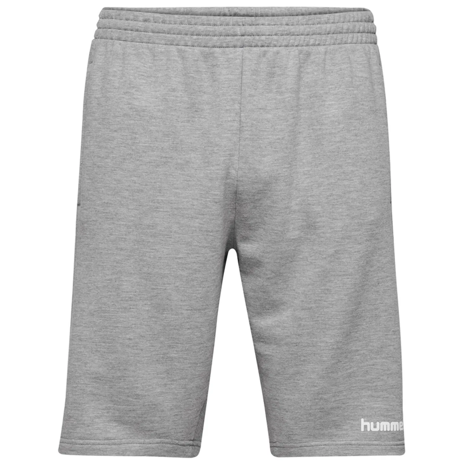 Детские шорты из футера Hmlgo Kids Cotton Bermuda Shorts Hummel, Grau — фото 2