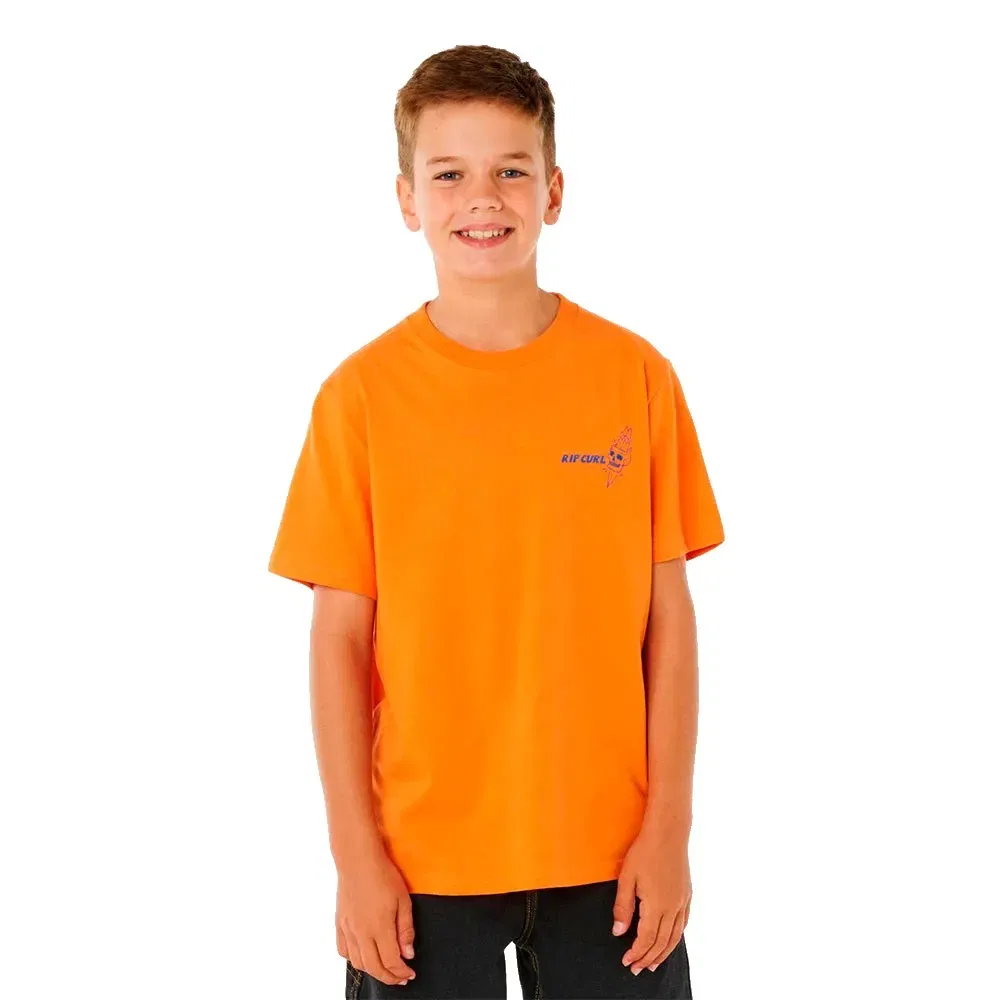 Детская футболка с принтом Eternal Shred Art Rip curl, Orange