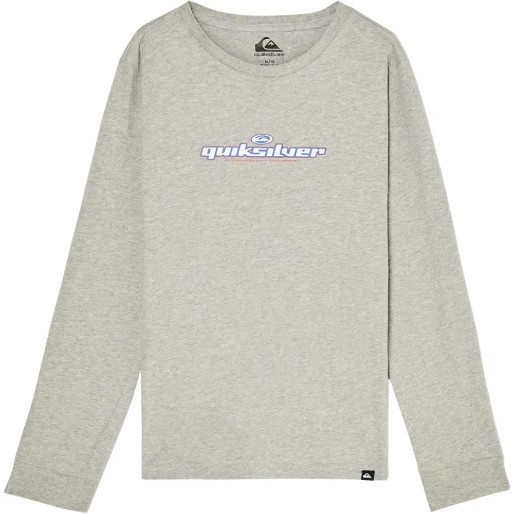 Детский свитшот для мальчиков с принтом Quiksilver Slacker, Grey