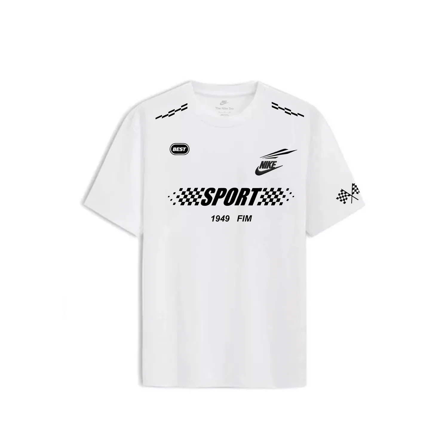Футболка Sportswear с вышивкой Nike, White