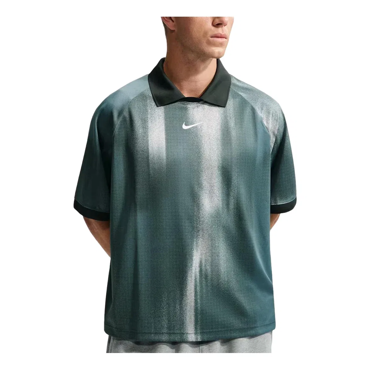 Мужская джерси Nike SB Sunset Dri-FIT Jacquard Skate Jersey, зеленый