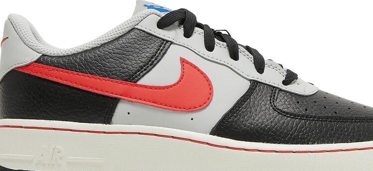 Кроссовки Nike NBA x Air Force 1 '07 LV8 EMB GS '75th Anniversary - Trail Blazers', черный — фото 3