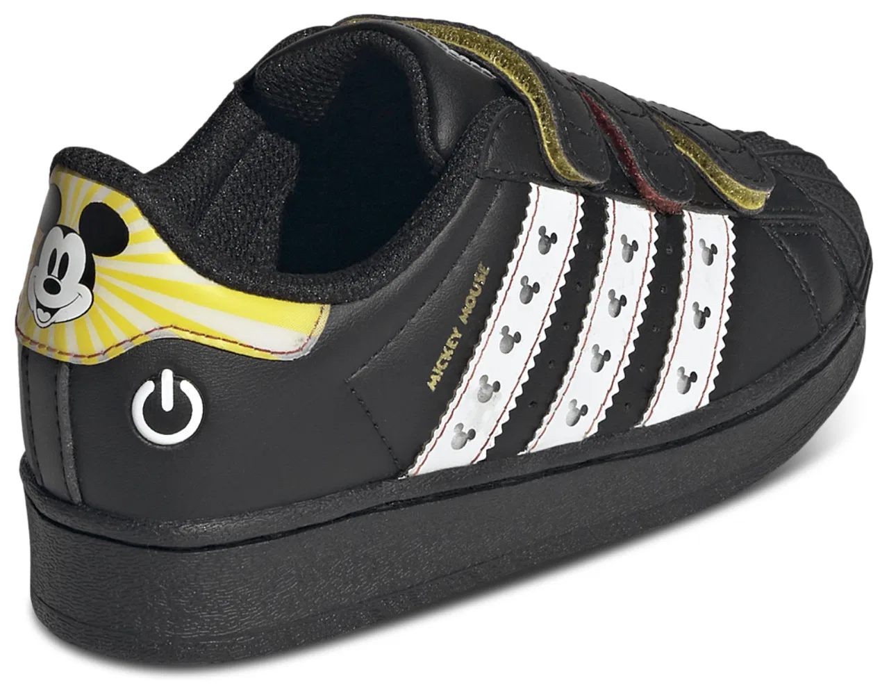 Кроссовки для мальчиков Superstar Adidas, цвет Black/Multi/White — фото 3