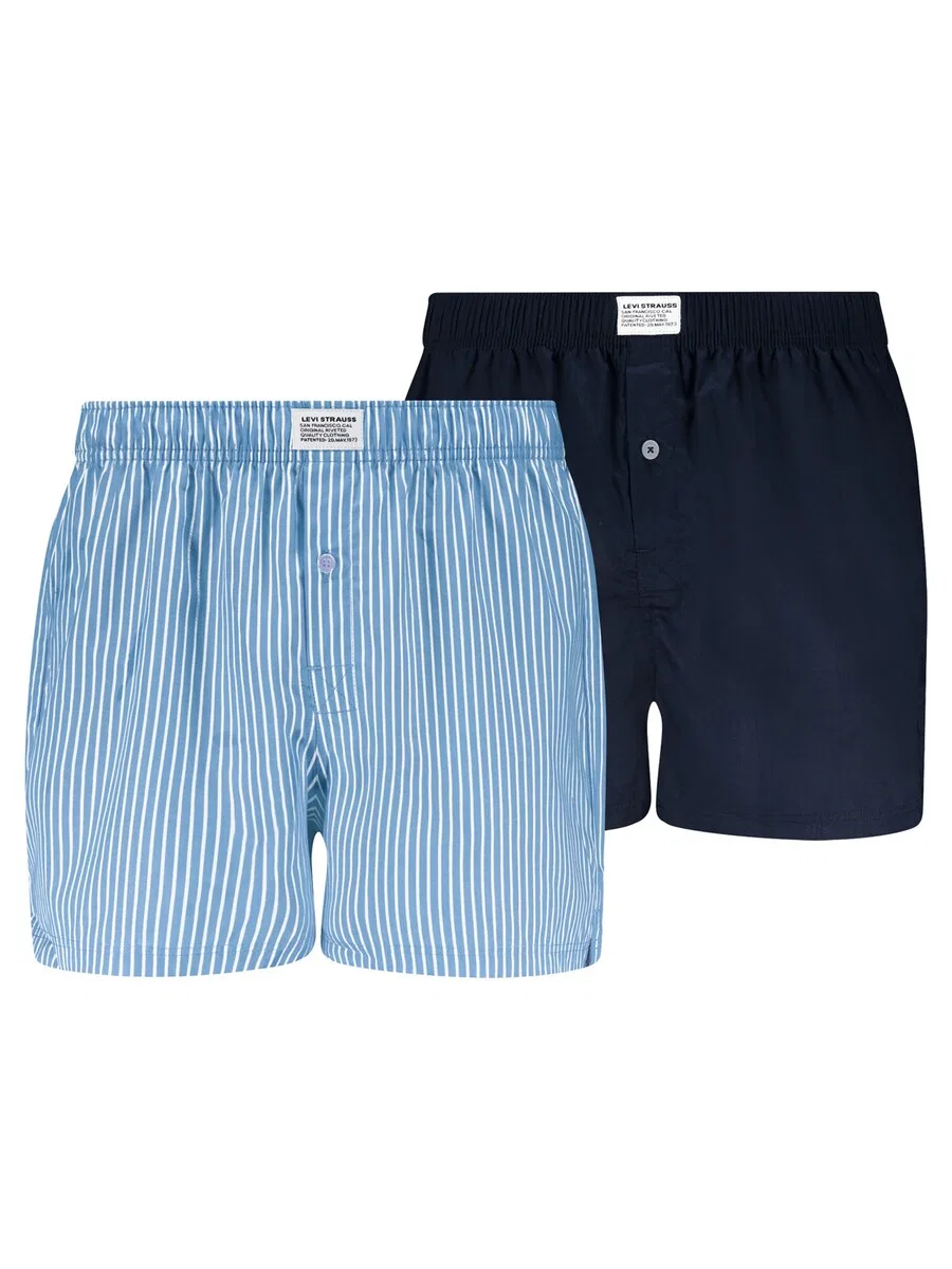 Боксерские шорты LEVI'S «Woven Boxer» синего цвета