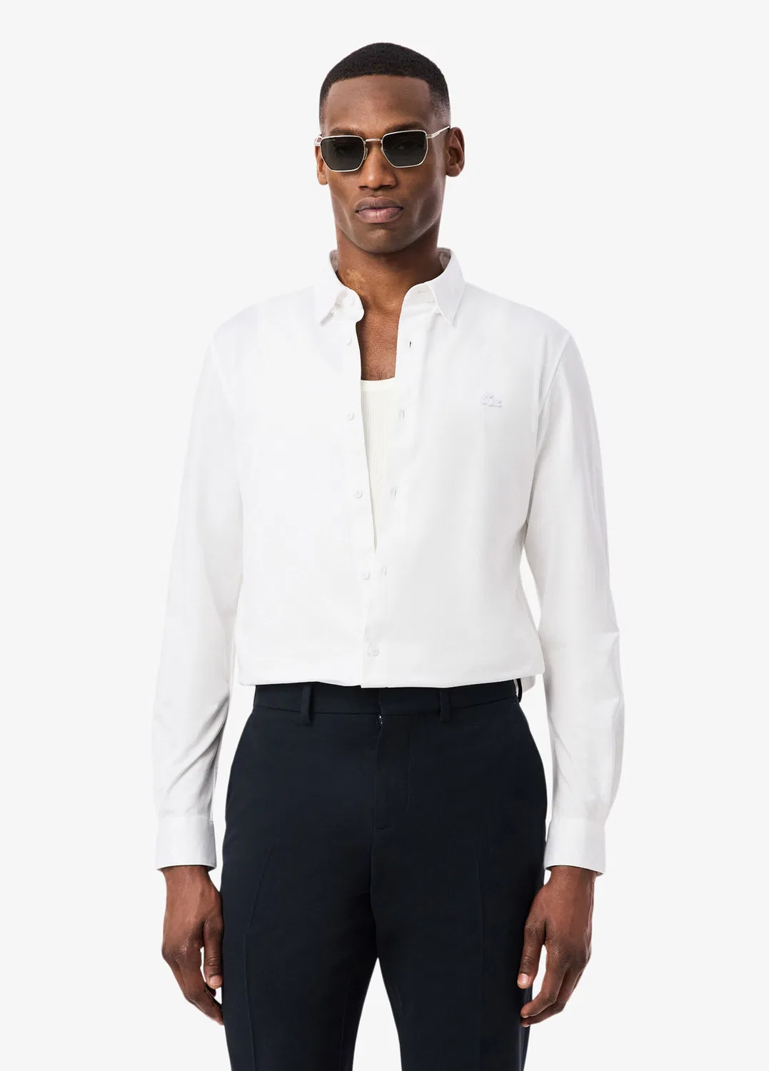 Рубашка Slim Fit Lacoste, белый — фото 2