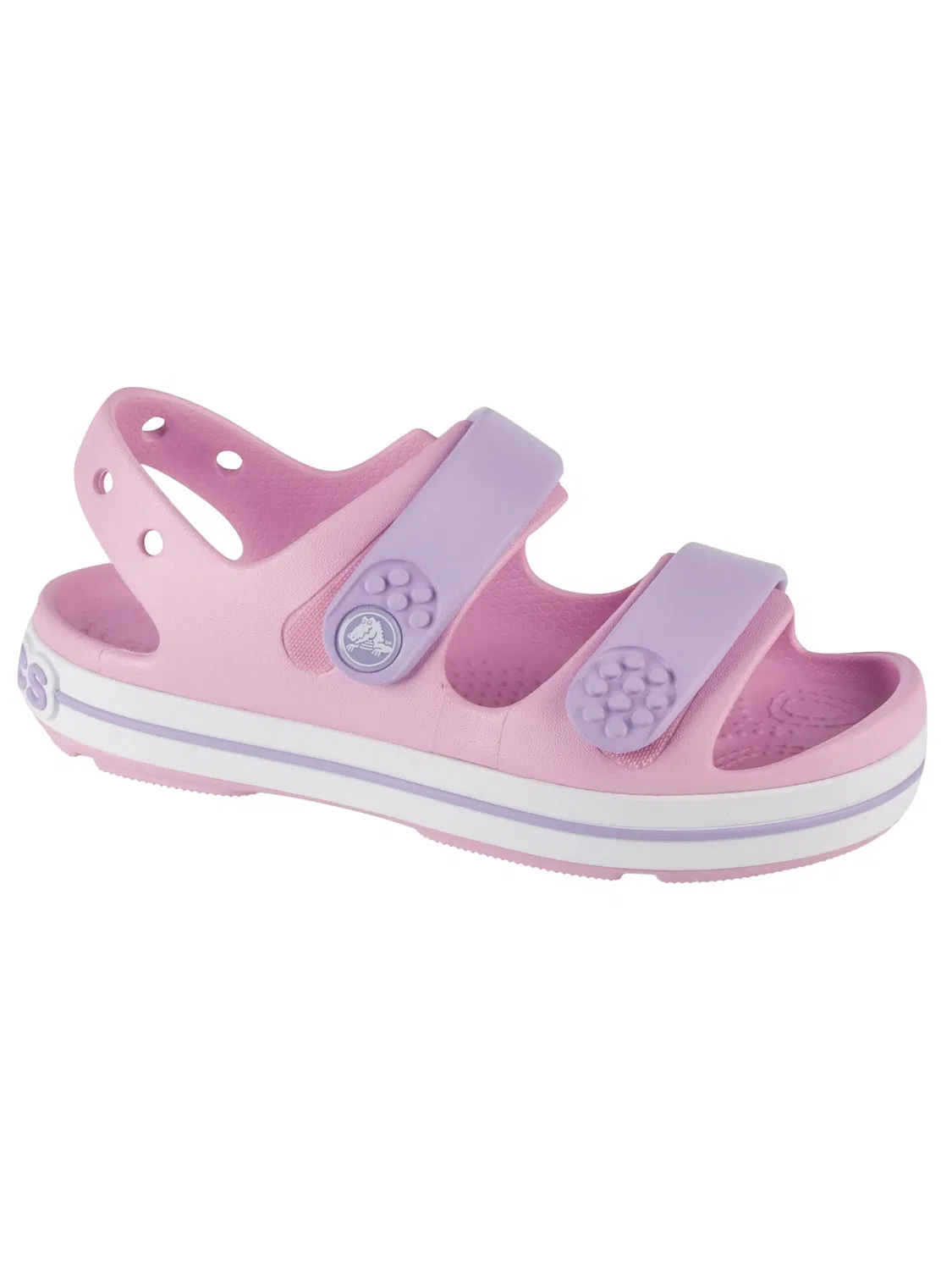 Сандалии Crocs Crocband Cruiser Sandal K розового цвета