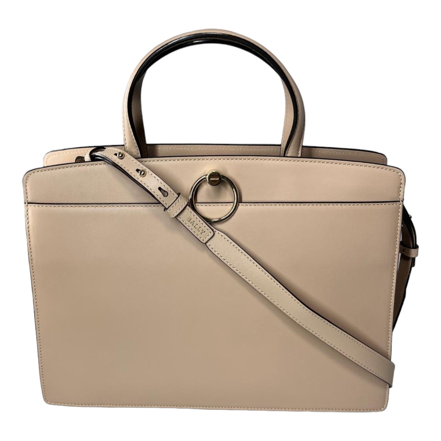 

Bally Lottie 6224430 женская сумка-тоут из гладкой телячьей кожи, бежевый