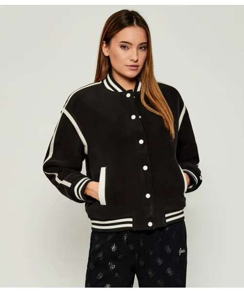 

Бомбер Relaxed fit Guess Active, черный