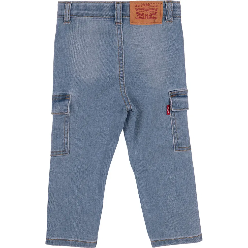Детские карго-брюки для мальчиков с зауженным силуэтом Levi's, Blue — фото 2