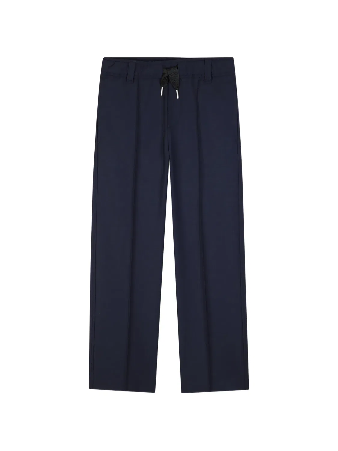 Брюки с кулиской и стрелками, синие Lanvin, синий
