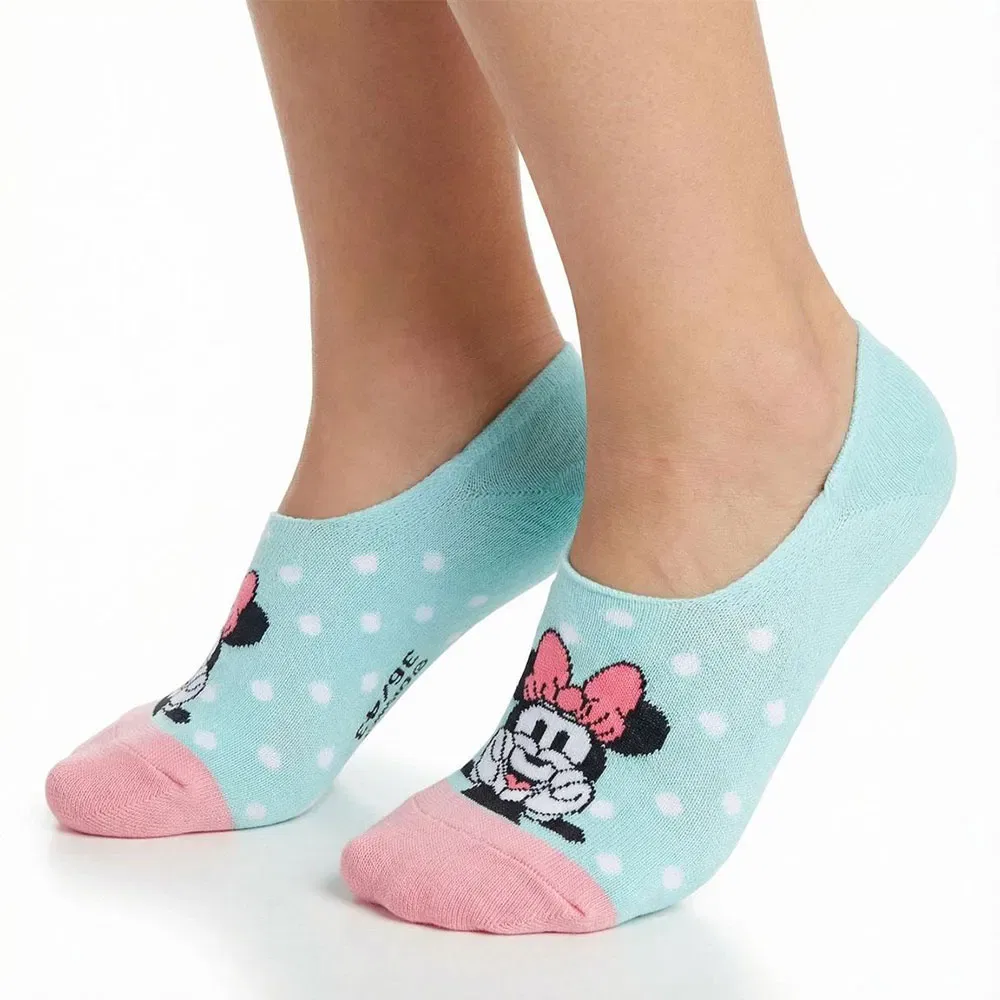 Детские носки-невидимки с принтом Disney Minnie, CERDA GROUP, Pink — фото 4