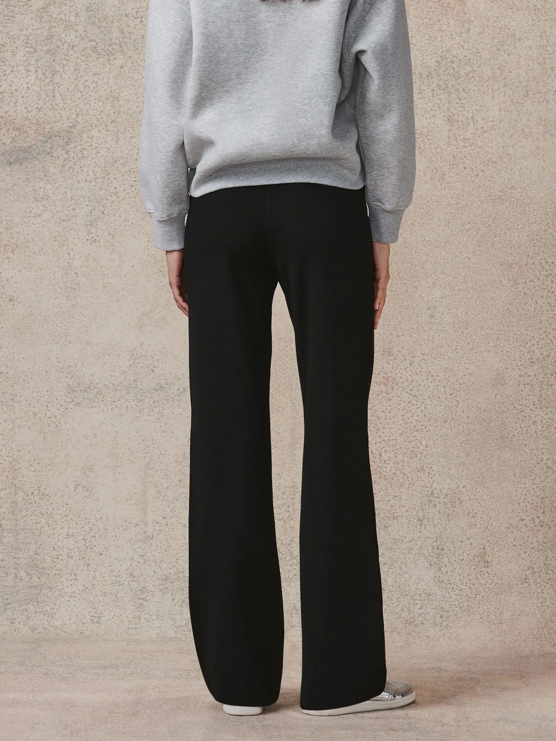Брюки с утяжкой, широкие, Smoothing Ponte Jersey Next, черный — фото 3