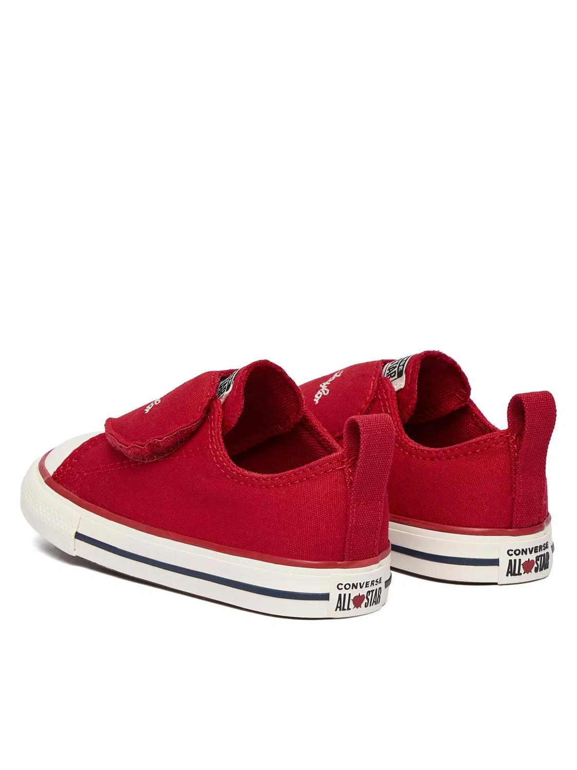 Тканевые кроссовки для девочки Chuck Taylor All Star One Strap Hearts Converse, красный — фото 3