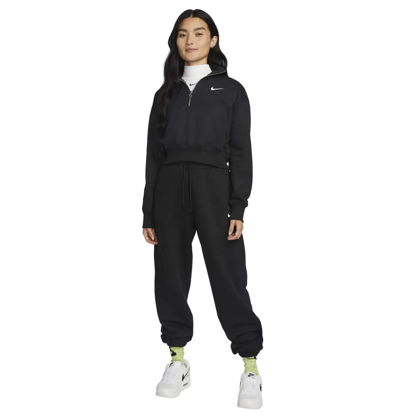 Свитшот из флиса Phoenix Fleece Nike, черный — фото 3