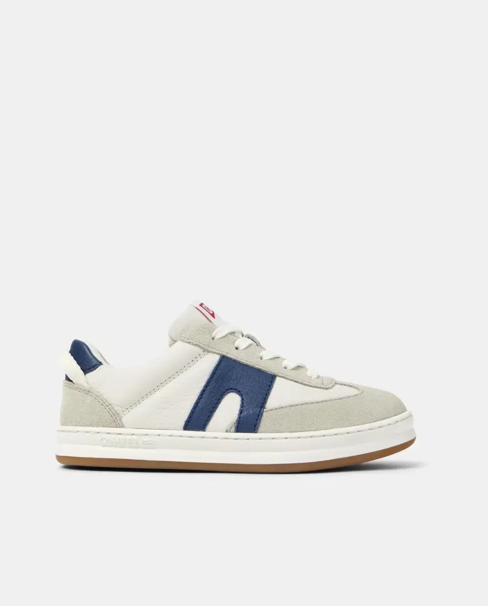 Кроссовки детские Camper Runner Four Cordones, кожаные, синие