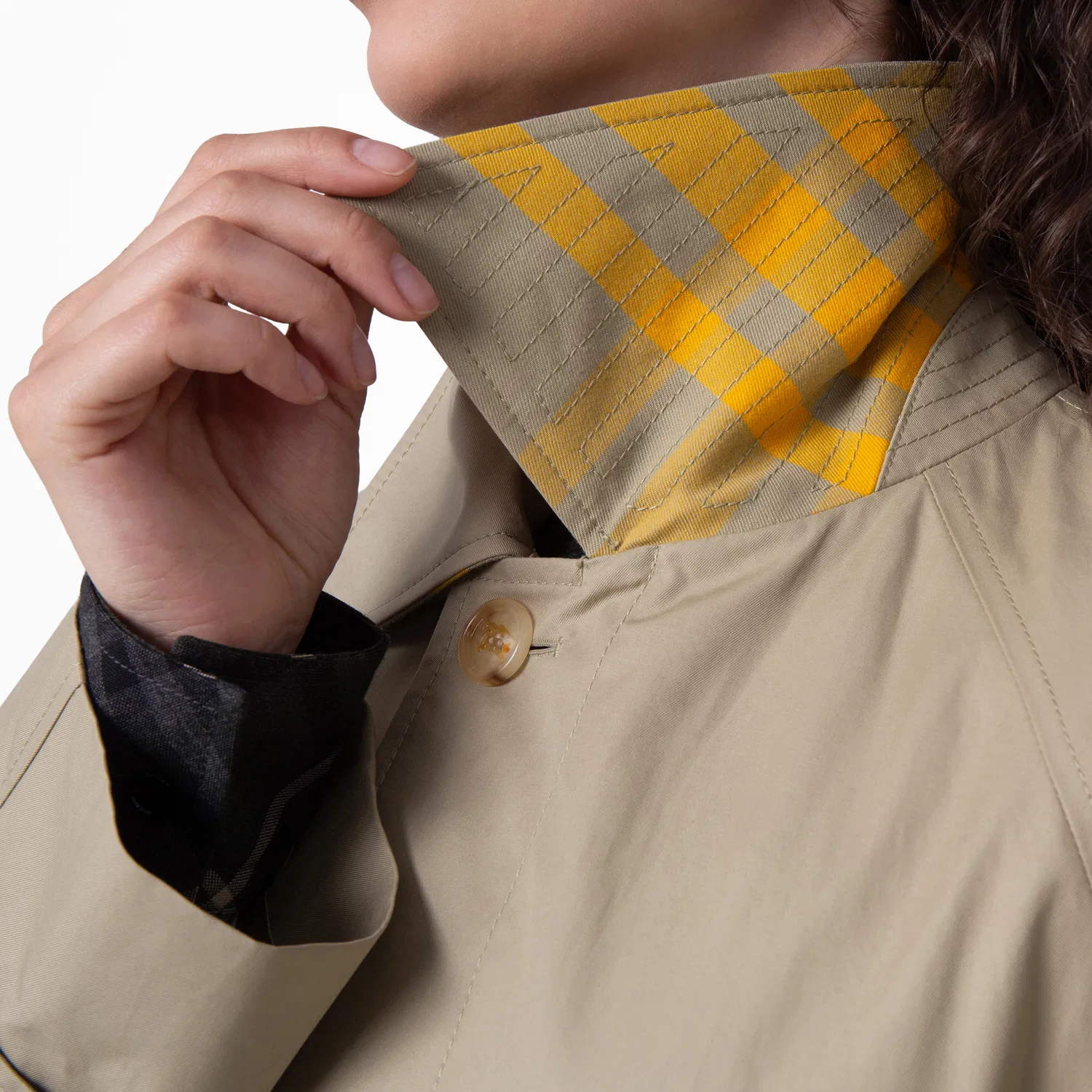 Пальто из хлопкового габардина Bradford Burberry, Hunter — фото 3