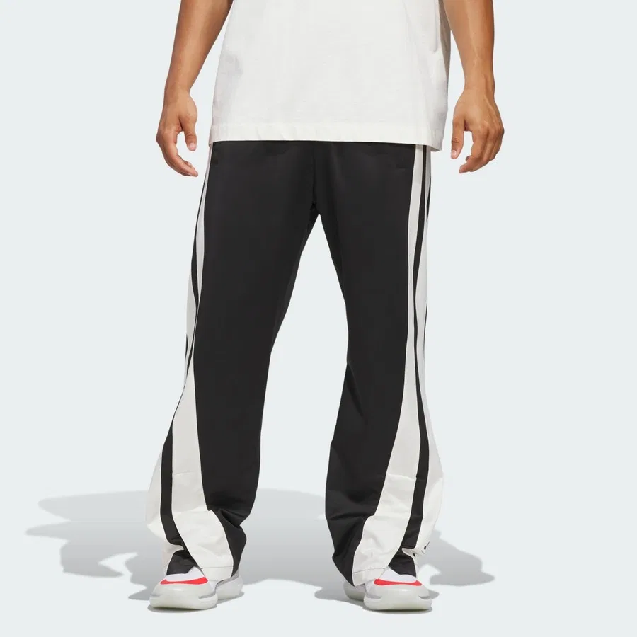 Спортивные штаны свободного кроя с моделью Performance Luxe, adidas, Черный — фото 2