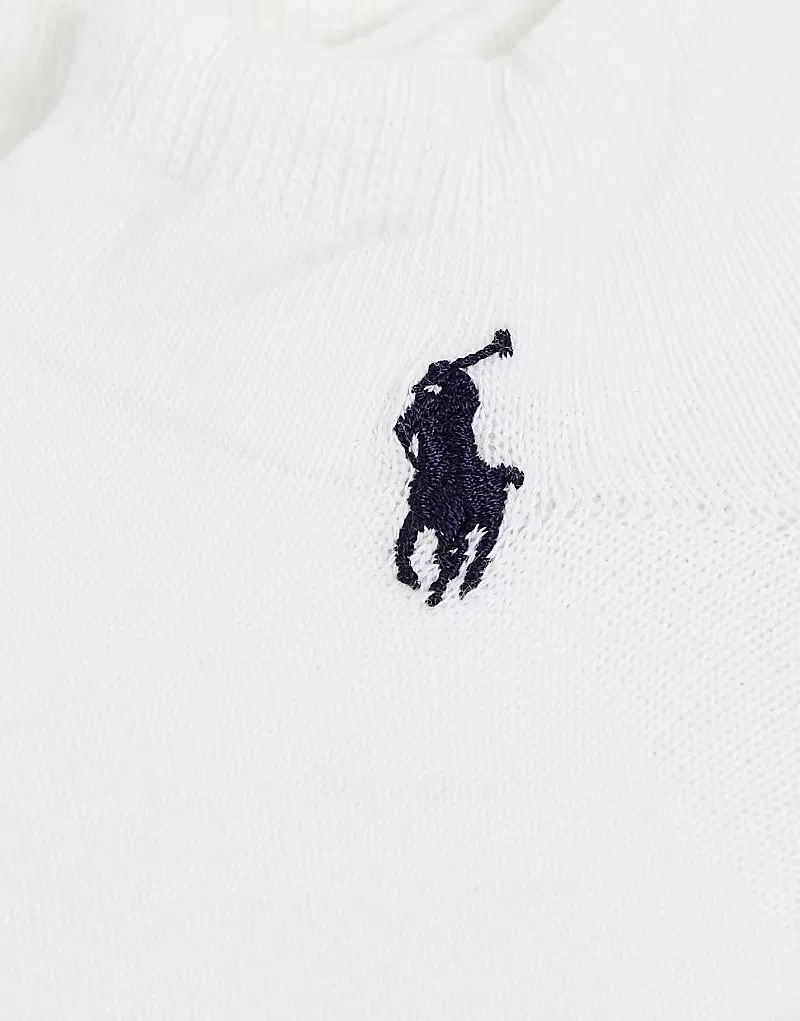 Носки-следки 3 шт Polo Ralph Lauren, белый — фото 2