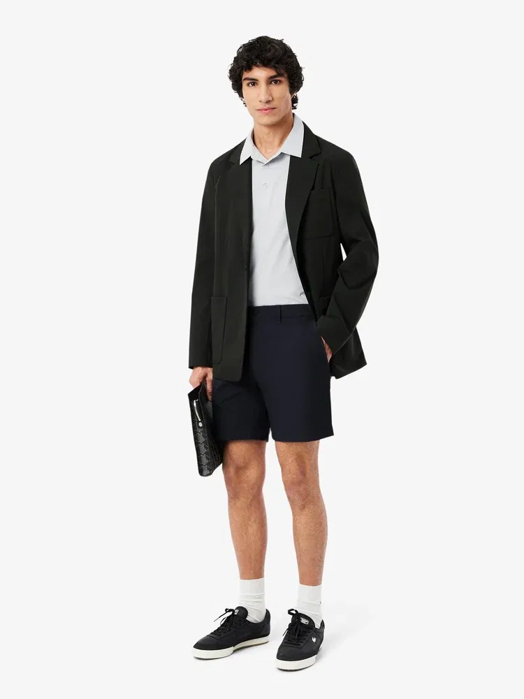 Шорты Bermuda из твила LACOSTE, Navy — фото 4