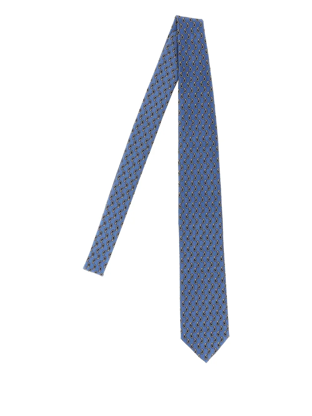 

Галстук с жаккардовым узором пейсли Brioni, синий