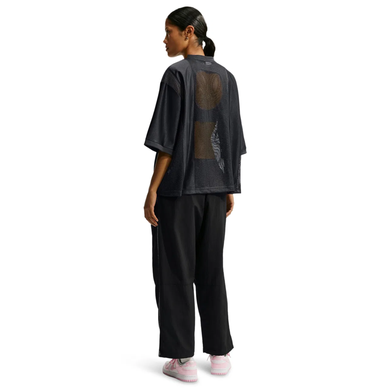Женское джерси свободного кроя GX Short Sleeve Street Jersey Nike, White/Off Noir — фото 2