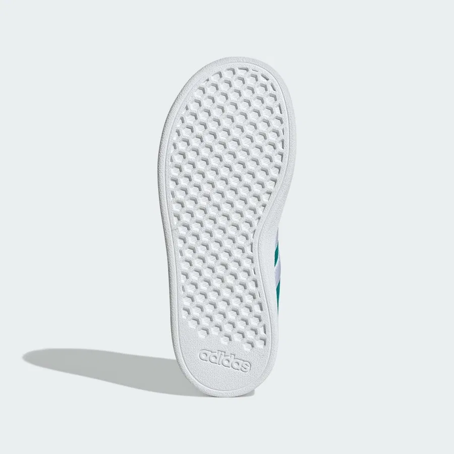 Детские кроссовки с принтом Disney Jasmine Grand Court 2.0 adidas, Бирюзовый — фото 4