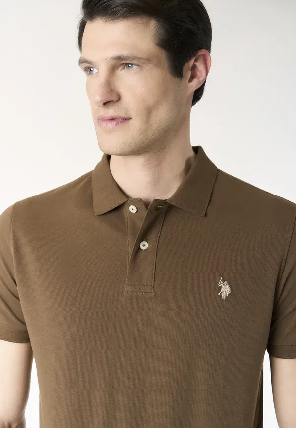 Поло хлопковое Polo shirt U.S. Polo Assn., Bianco, белый — фото 4