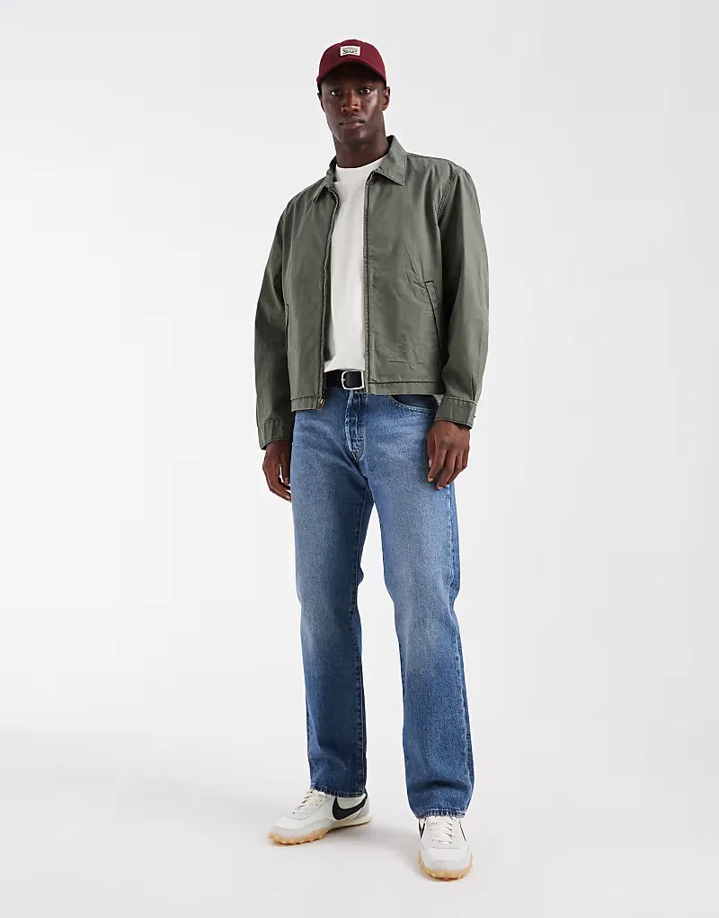 Куртка Levi's Castro на молнии, серый — фото 4