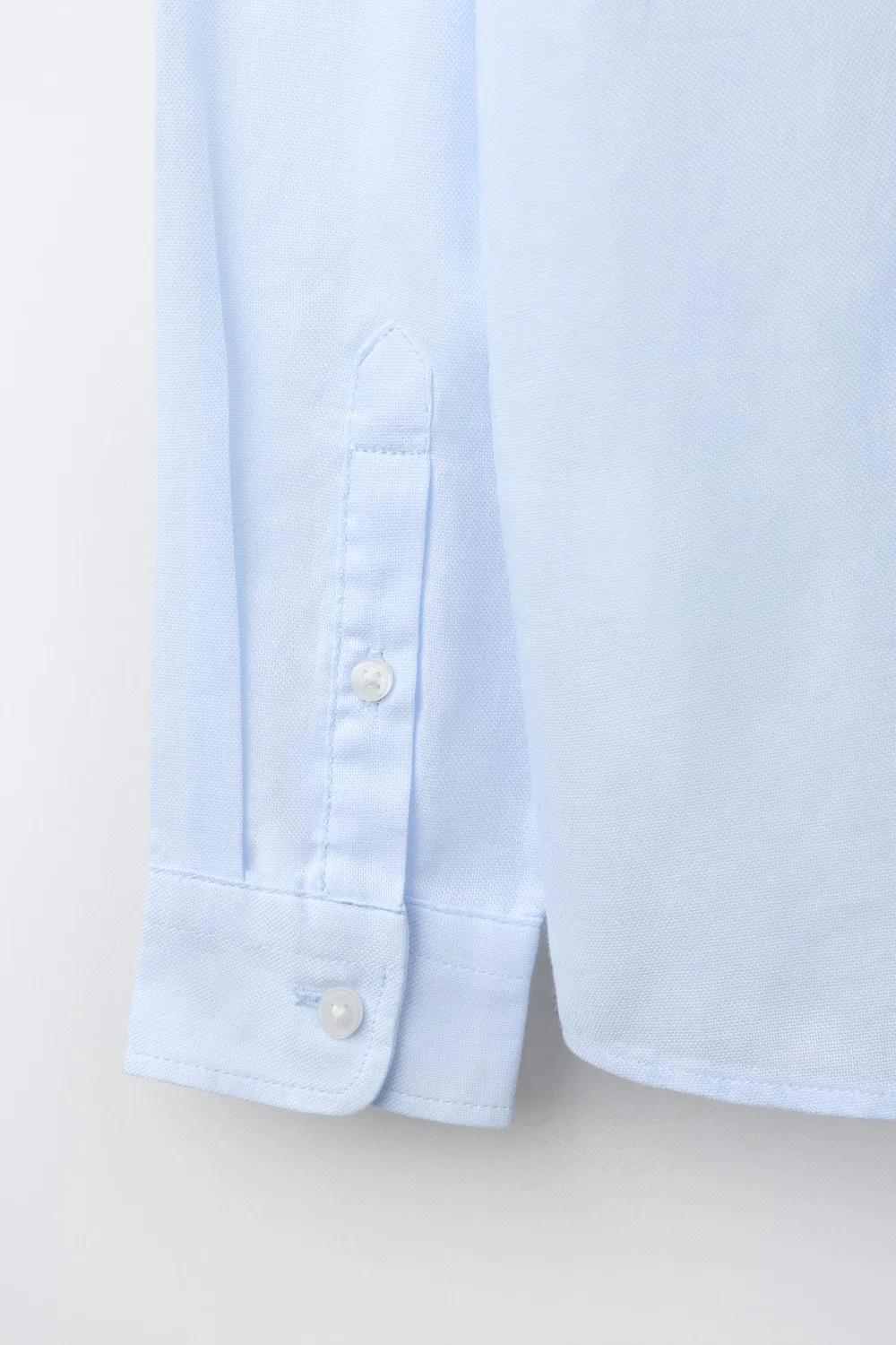 Простая рубашка для костюма ZARA, Sky blue — фото 4