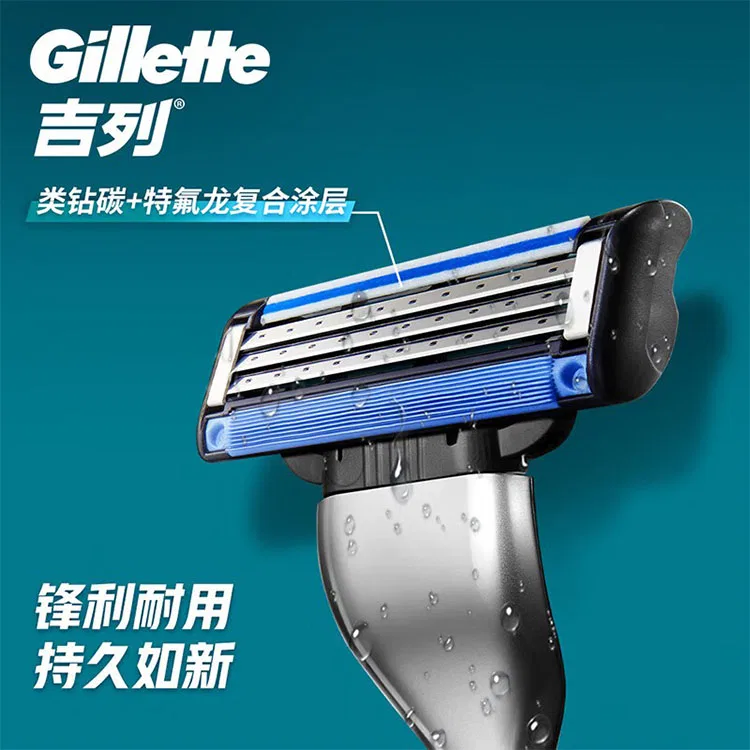 Мужская бритва с 1 сменным лезвием Gillette Sharp Speed 3 Classic, Black — фото 4