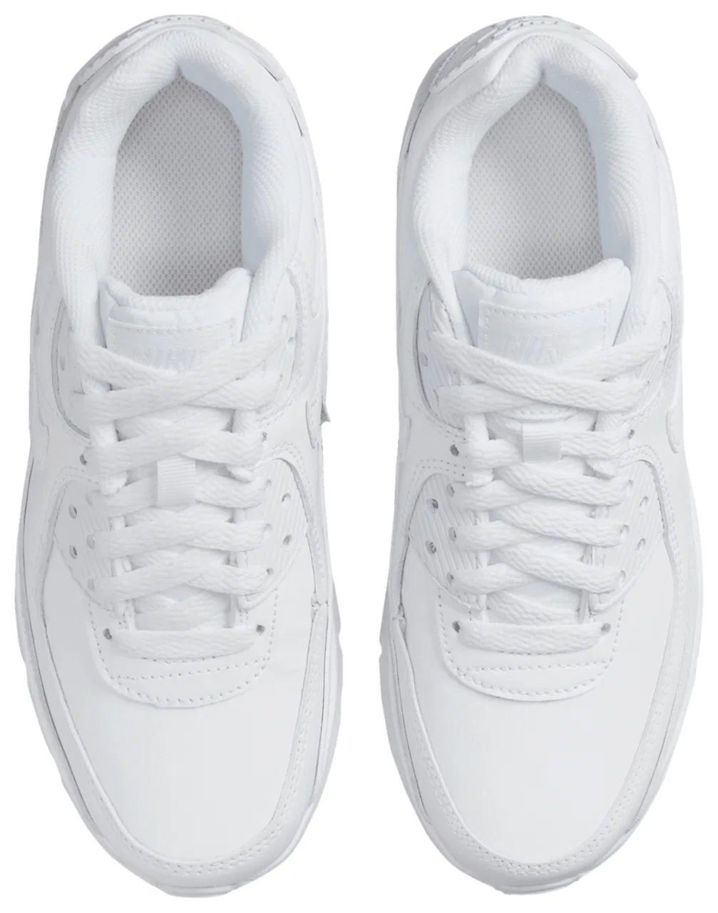 Детские кроссовки для мальчиков Nike Air Max 90, White/White/Metallic Silver — фото 4