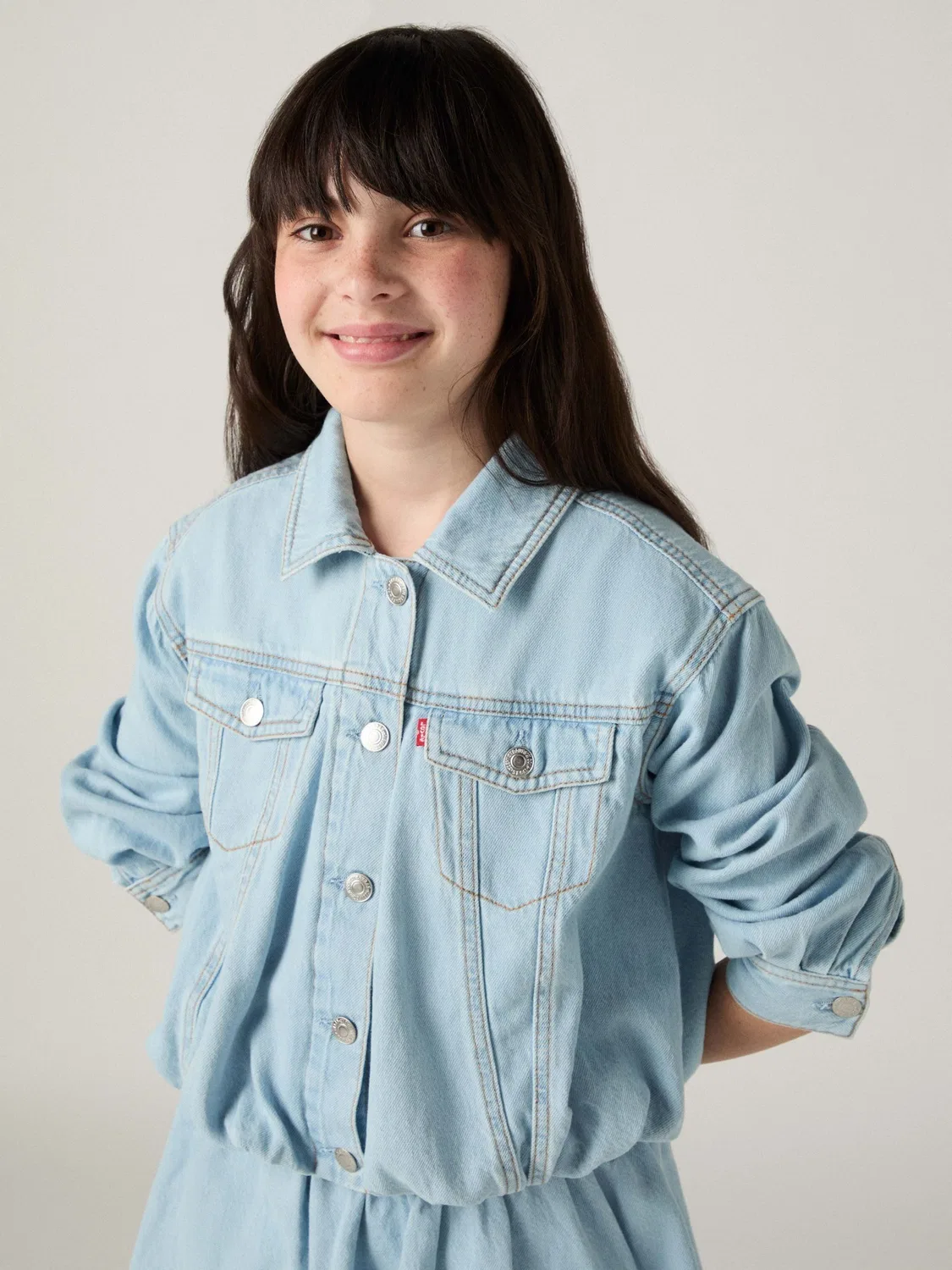 Куртка джинсовая Bubble Trucker Levi's, синий