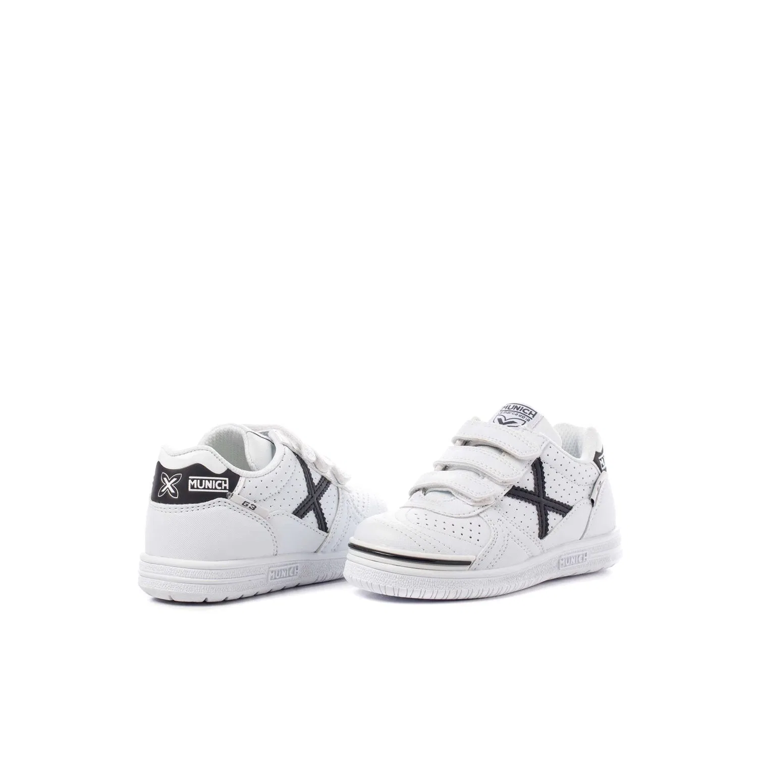 Детские кроссовки для мальчиков с перфорацией G-3 Kid Vco Profit Munich, White Black — фото 2