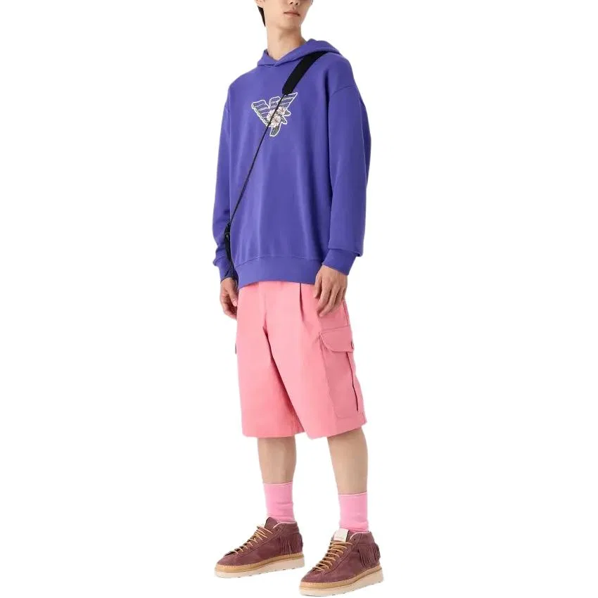 Свитшот мужской, Blue Purple, EMPORIO ARMANI — фото 3
