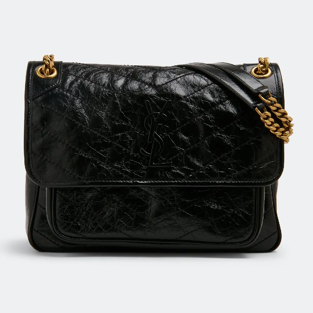 

Сумка SAINT LAURENT Niki medium chain, черный