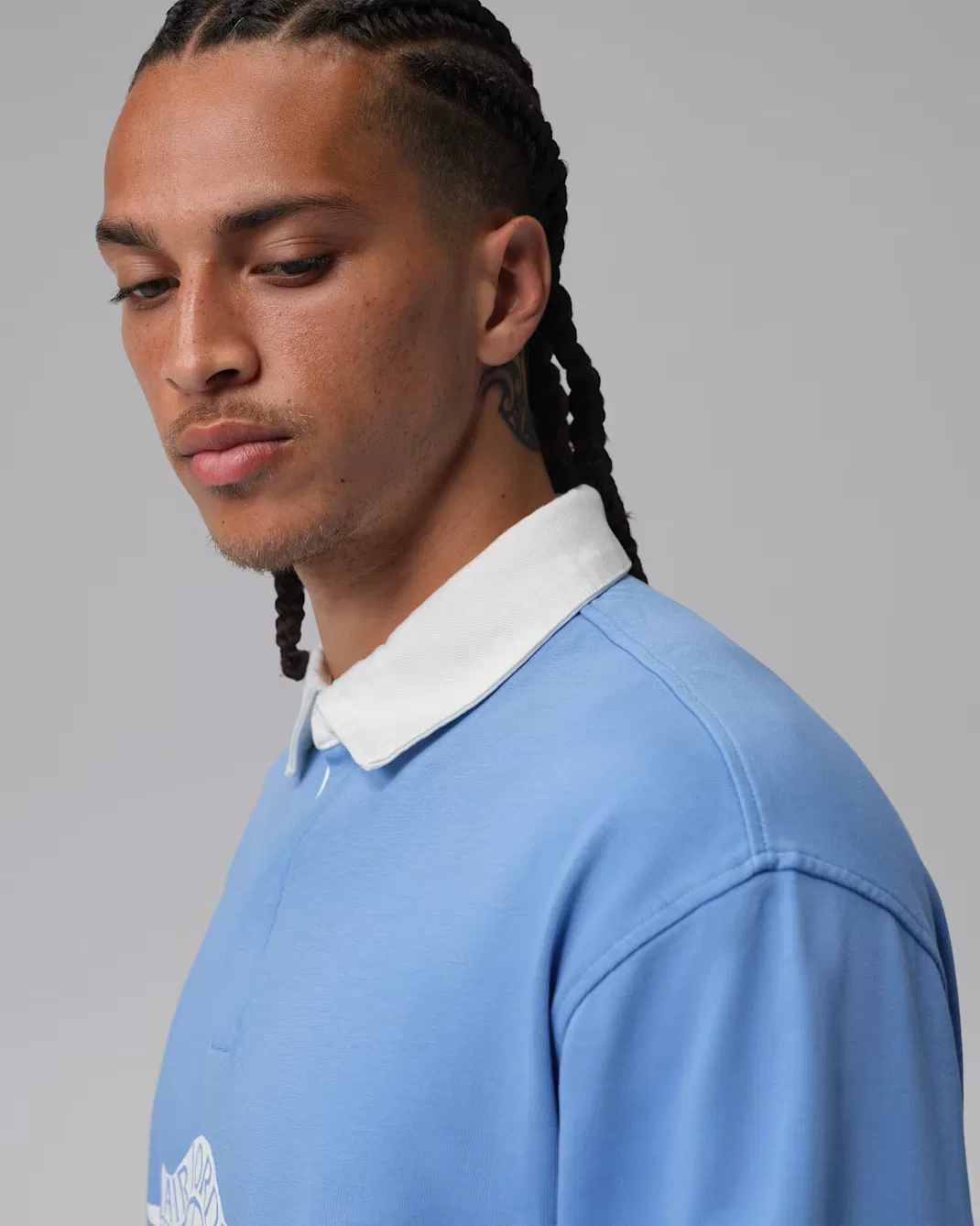 Мужская футболка для регби Jordan Flight Essentials, Blue Beyond/Sail — фото 3