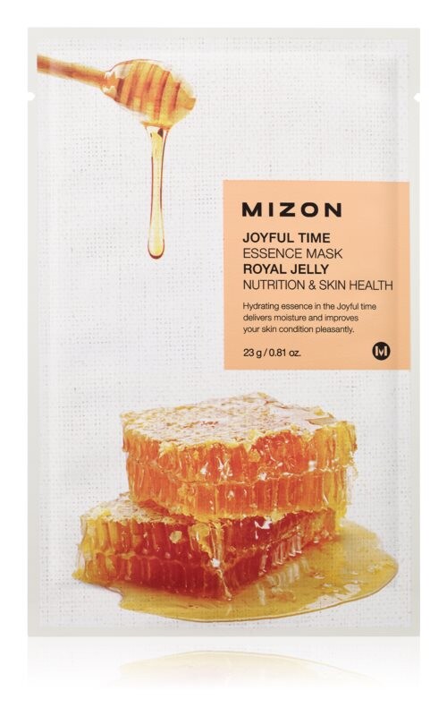 

Льняная маска с сильным увлажняющим и питательным эффектом Mizon Joyful Time Royal Jelly