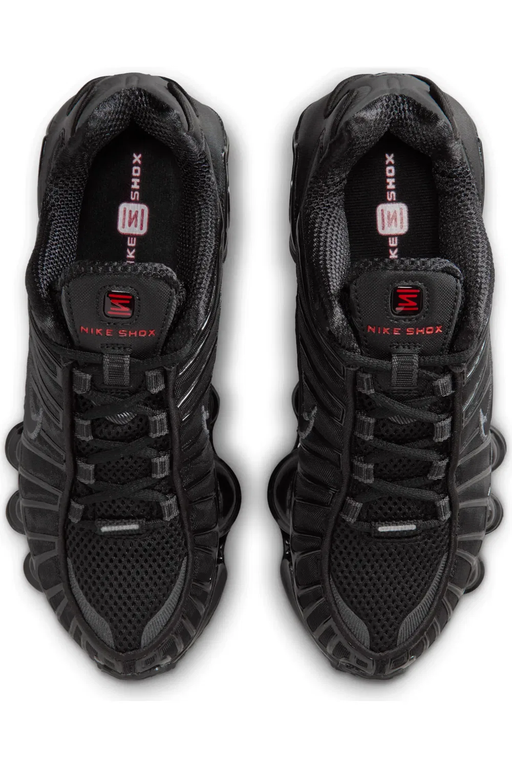 Детские кроссовки на амортизирующей подошве Shox TL Nike, 001 Black/Metallic Hema — фото 3