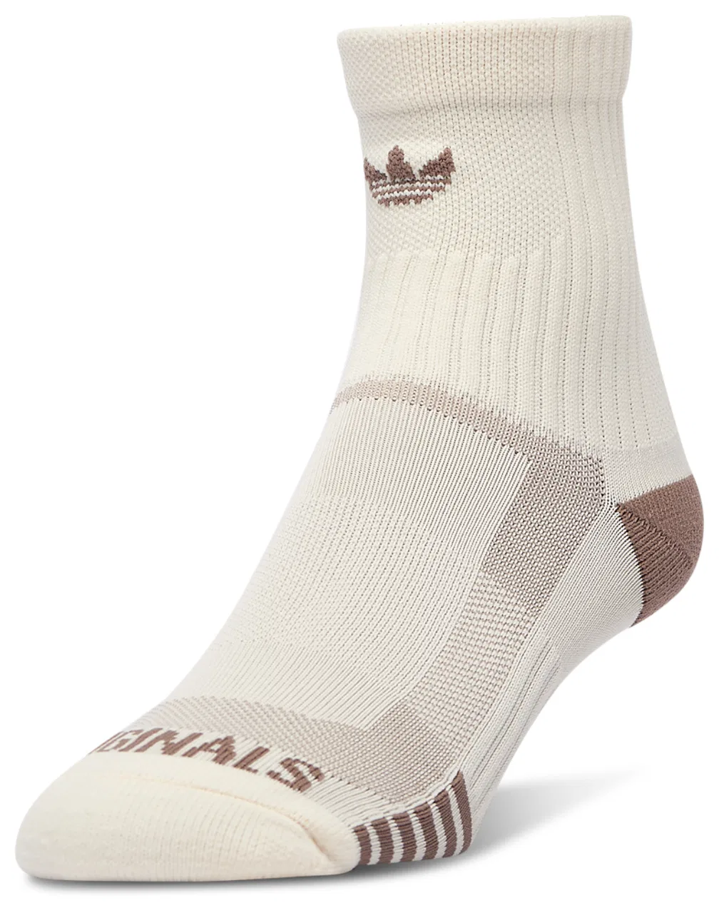 Носки Trefoil 3-Pack Tech Quarter Adidas, цвет Green/Beige/Brown — фото 3