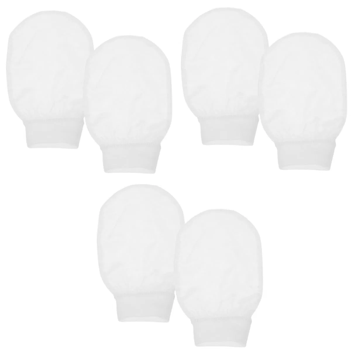 Эксфолиирующие перчатки, 6 шт, Baluue, White