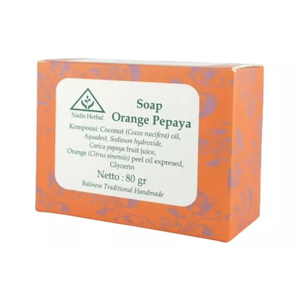 Мыло ручной работы Orange Pepaya, Generisch, 80г