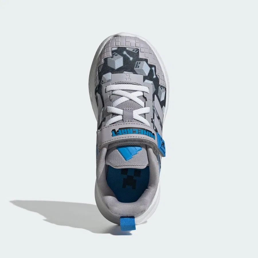 Спортивные кроссовки ADIDAS SPORTSWEAR 'Minecraft Fortrun 4.0' серого цвета — фото 3