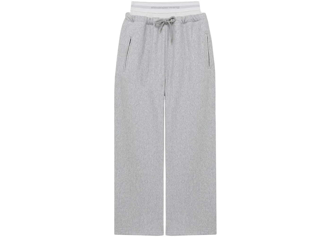 Женские брюки свободного кроя Pants Alexander Wang, Light Grey