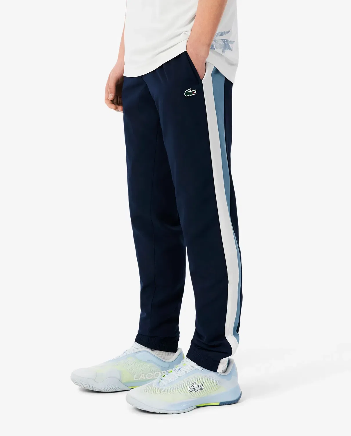 Спортивные брюки Lacoste с цветными блоками, мужские, Azul — фото 3