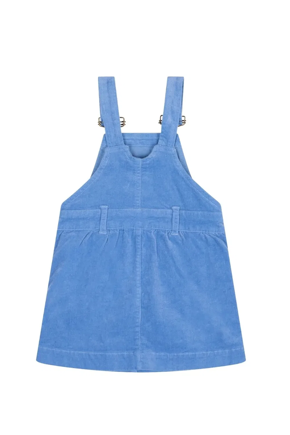 Детское платье из вельвета Forget-Me-Not Dotty Dungarees, Blue — фото 2