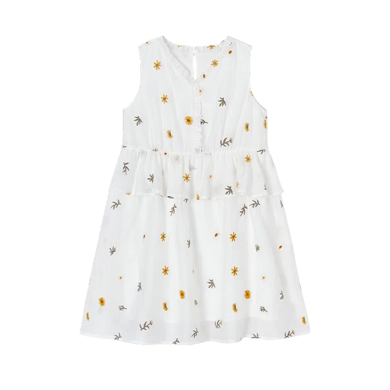 Детский комплект из двух предметов с юбкой Kids Two Piece Skirt Sets, XIANGYING, White