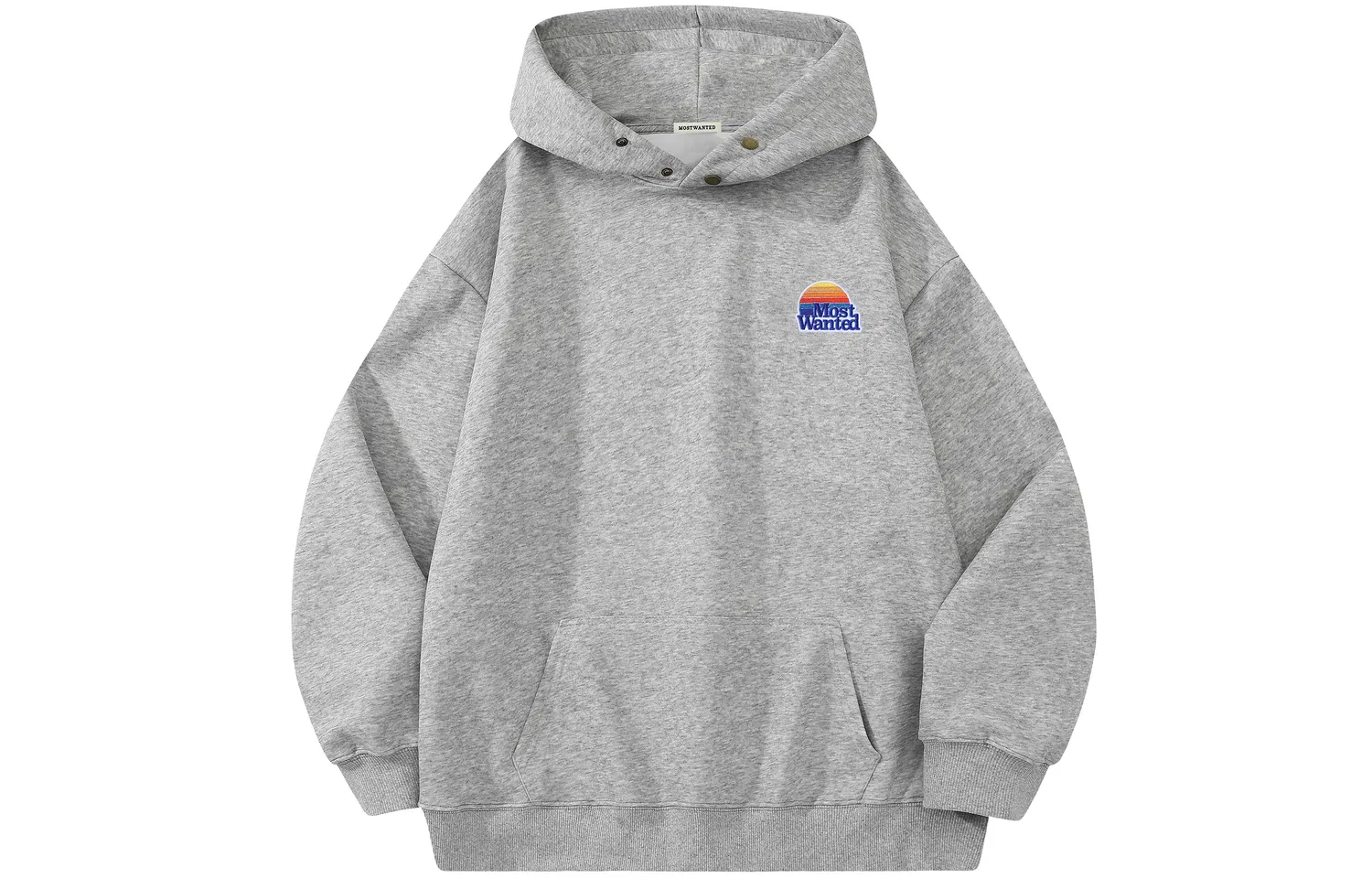 Детское худи с капюшоном Heather Gray MostwantedLab
